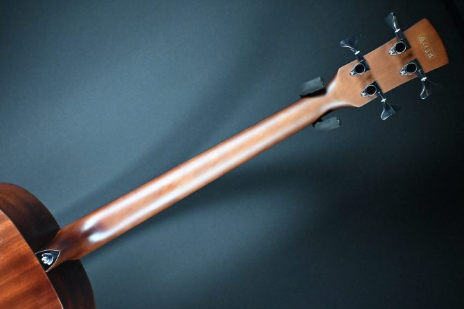 Ibanez PCBE12MH-OPN Open Pore Natural 4-String Acoustic Bass #480