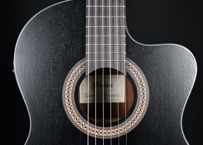 Ibanez GA5MHTCE-WK Weathered Black Classical #157