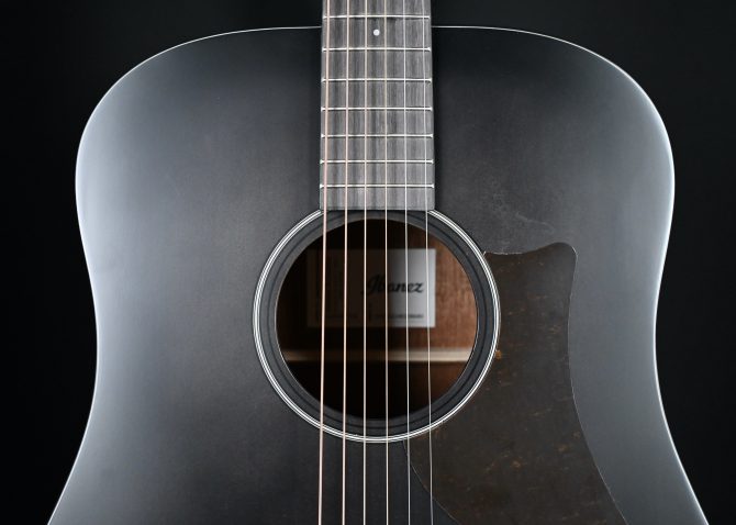 Ibanez AAD50-TCB Transparent Charcoal Burst #680