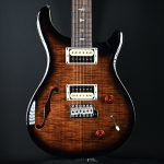 PRS SE Custom 22 Semi-Hollow Black Gold Burst 2023