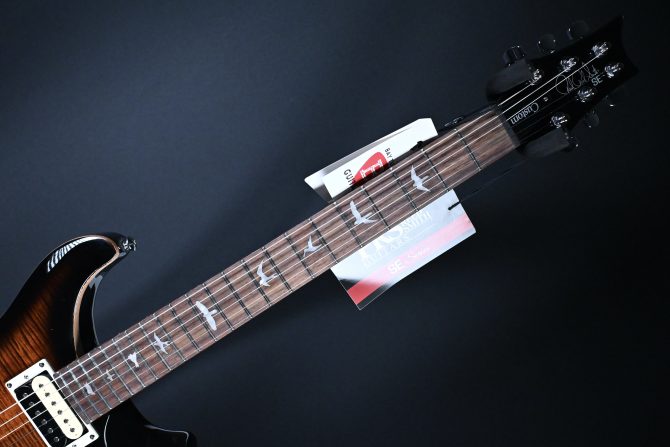 PRS SE Custom 22 Semi-Hollow Black Gold Burst 2023