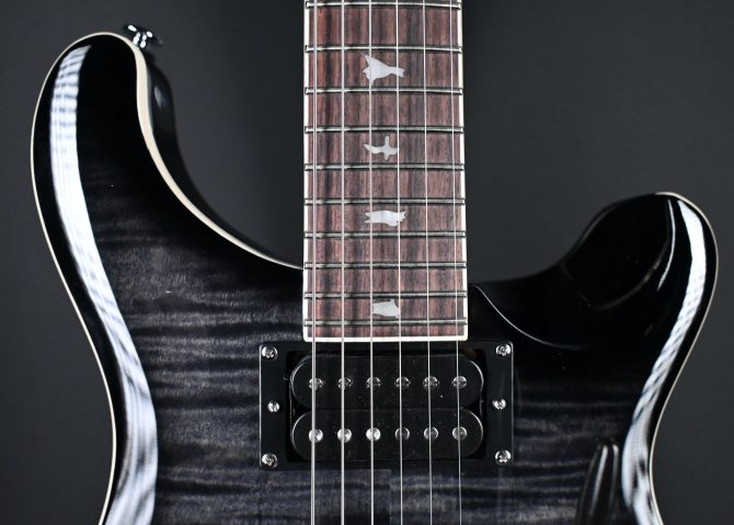 PRS SE Custom 24 Semi-Hollow Piezo Charcoal #648