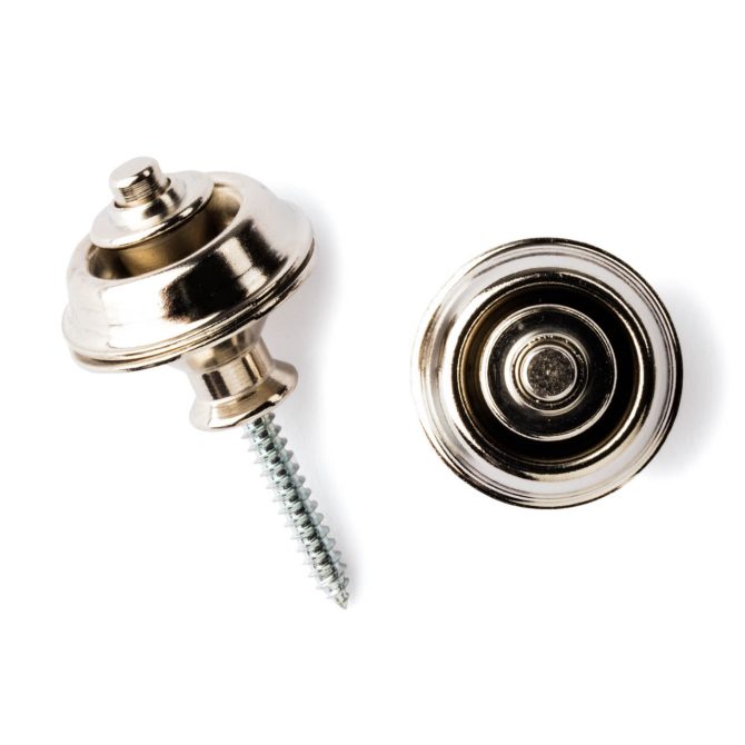 Dunlop Straplok Strap Retainers Dual Design - Nickel