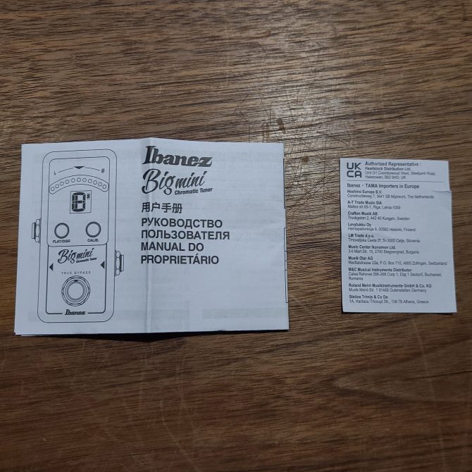 Ibanez BIGMINI Chromatic Tuner
