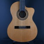 Ibanez GA5TCE-AM Amber High Gloss Thinline Classical Guitar #204