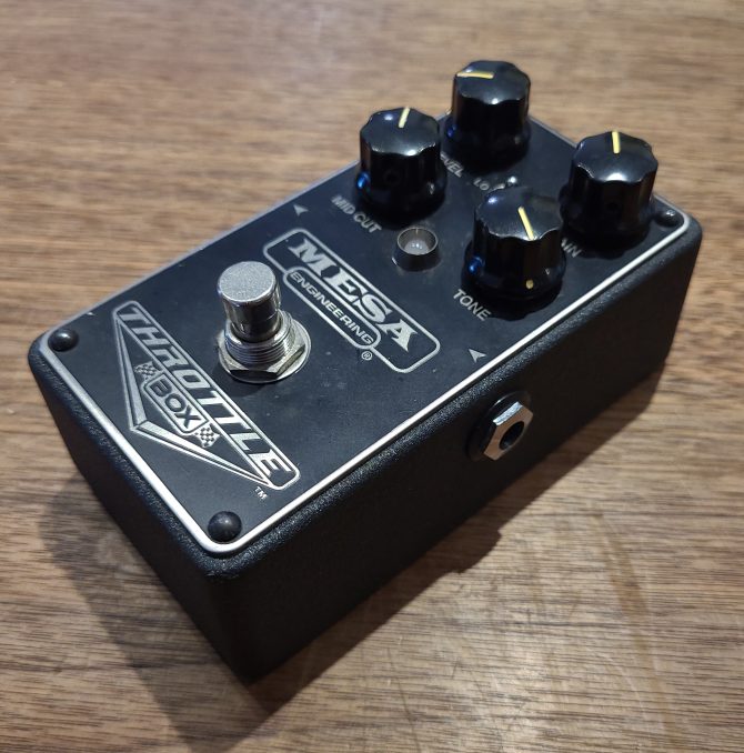Mesa Boogie Throttle Box Distortion Guitar Effects Pedal