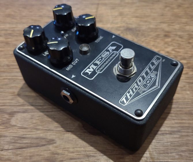 Mesa Boogie Throttle Box Distortion Guitar Effects Pedal