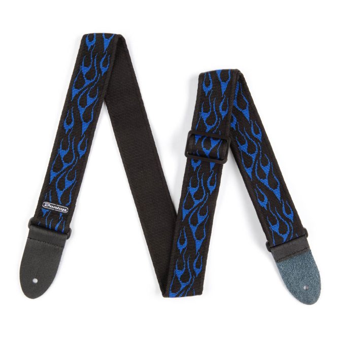 Dunlop Classic Flambe Blue Strap