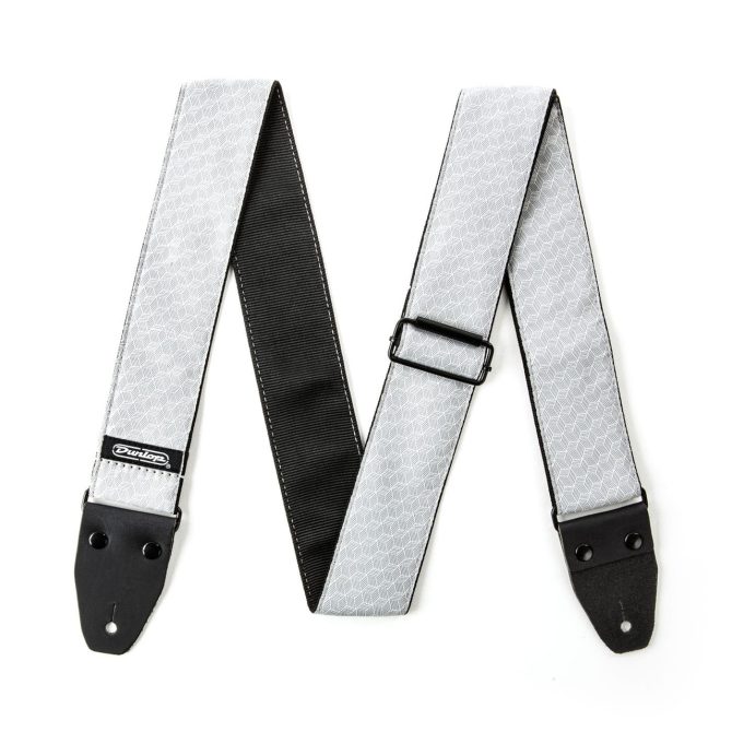 Dunlop Jacquard Cube Hatch Light Grey Strap