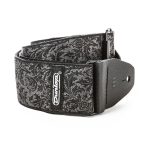 Dunlop Jacquard Black Thistle Strap