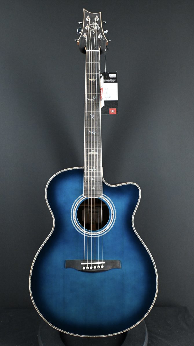 PRS A60E Angelus Acoustic Cobalt Blue Burst #481