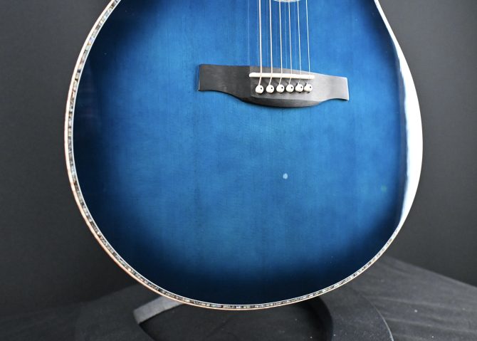 PRS A60E Angelus Acoustic Cobalt Blue Burst #481