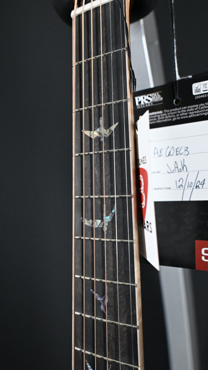 PRS A60E Angelus Acoustic Cobalt Blue Burst #481