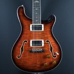 PRS SE Hollowbody II Piezo Orange Tiger Smokeburst #744