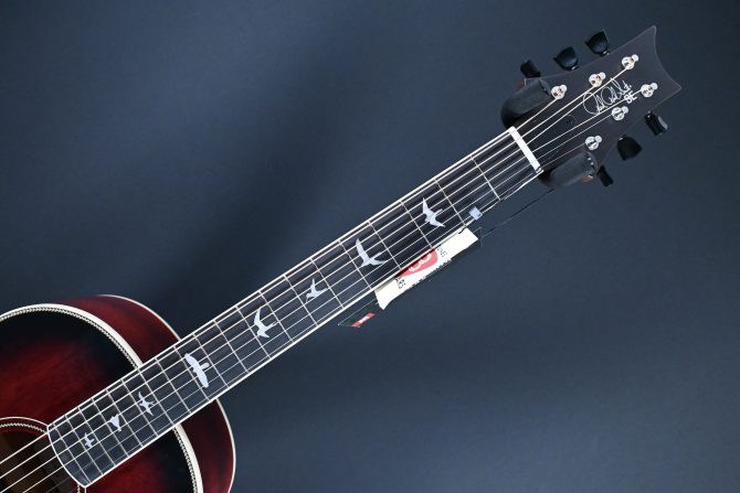 PRS SE P20E Tonare Parlor Acoustic FIre Red Burst #474
