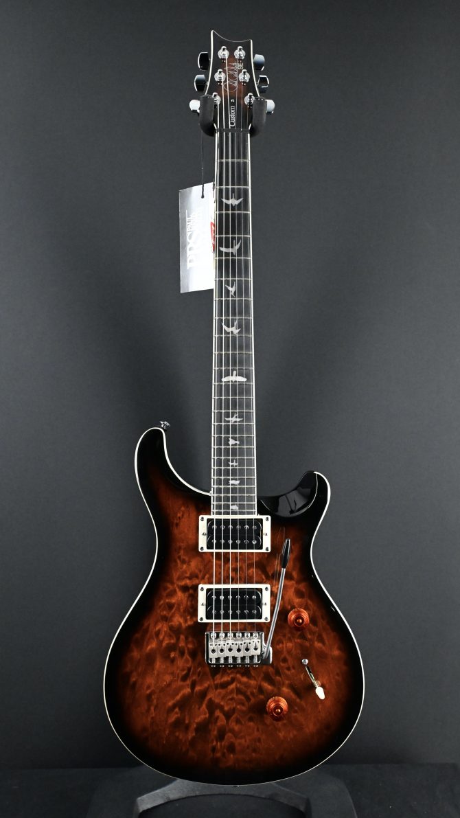 PRS SE Custom 24 Quilt Black Gold Burst 2023