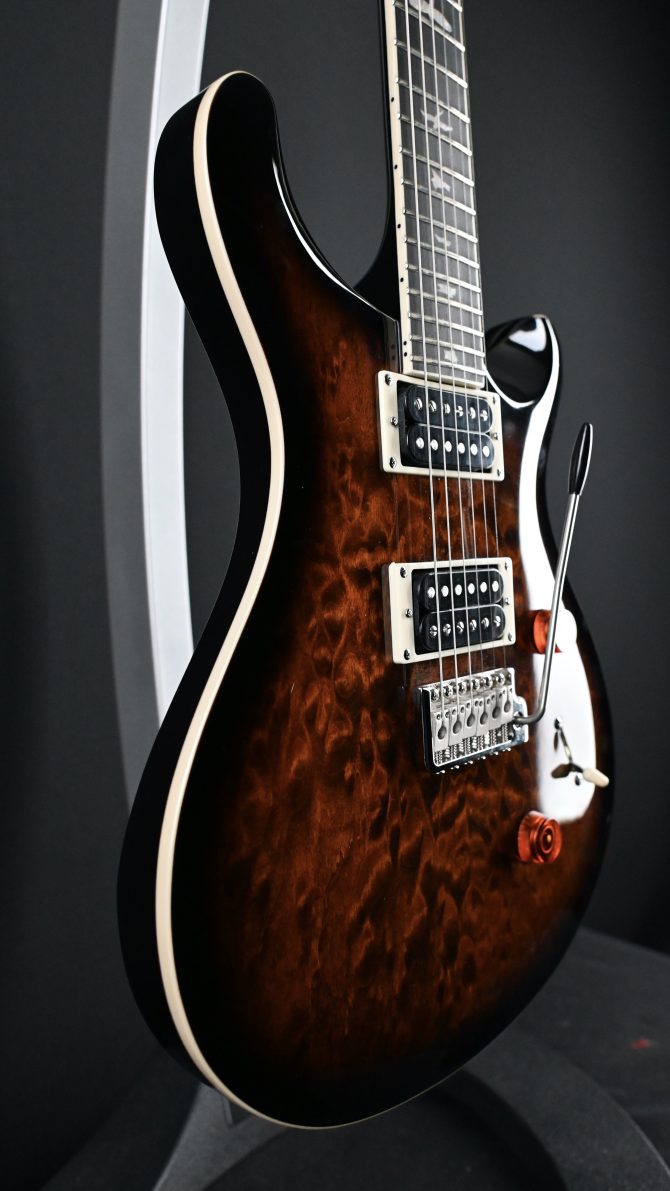 PRS SE Custom 24 Quilt Black Gold Burst 2023