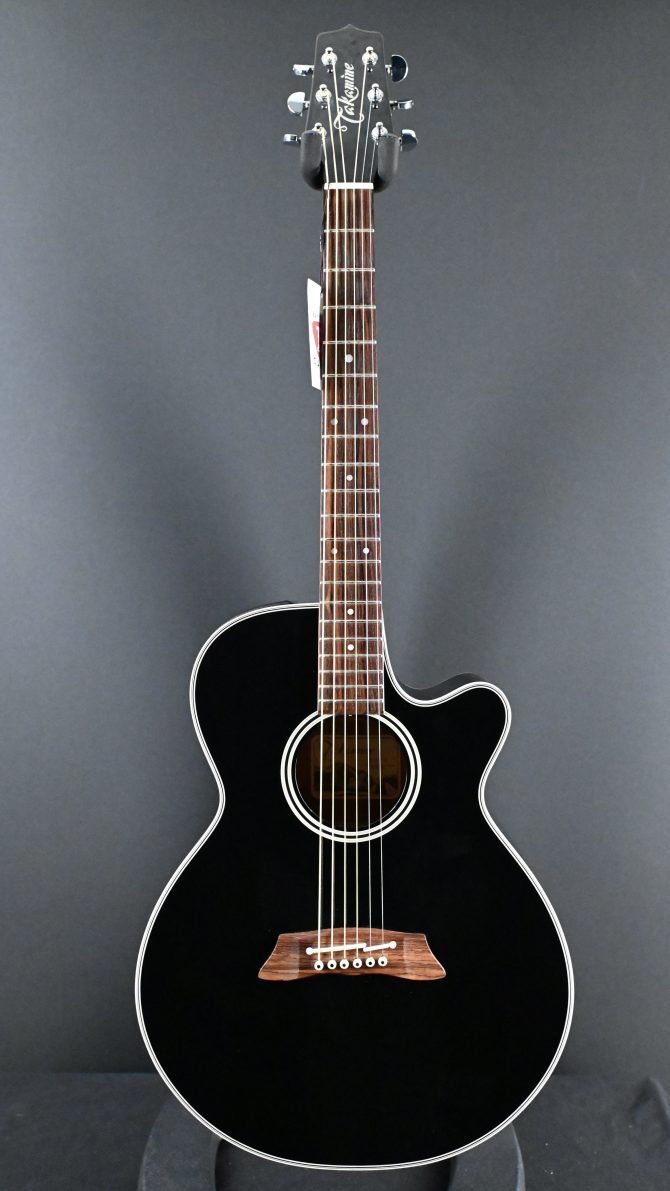 Takamine EF261S-BL Black Acoustic Electric Guitar 2000