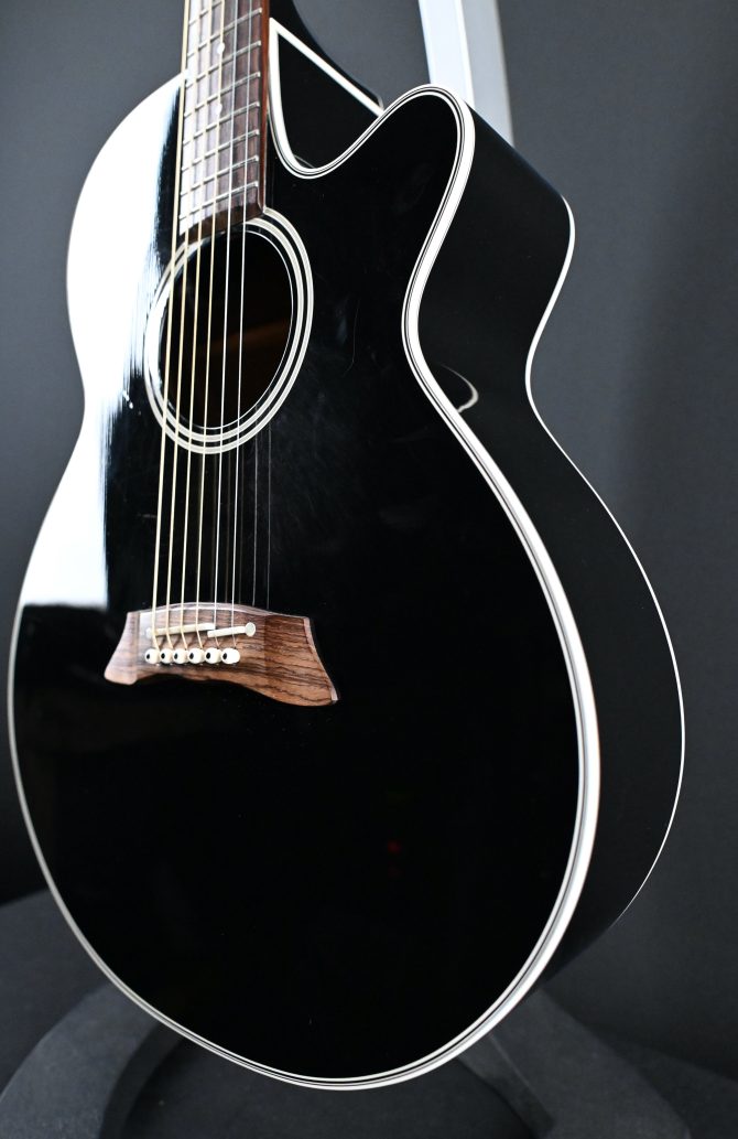 Takamine EF261S-BL Black Acoustic Electric Guitar 2000