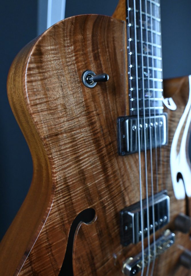 PRS Private Stock Brazillian #11211 Singlecut Archtop II Koa