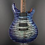 PRS Private Stock #11212 Modern Eagle V Piezo Quilted Aqua Violet Glow