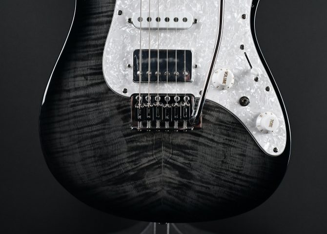 Ibanez AZ22S1F-TKS Transparent Black Sunburst #433