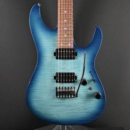 Ibanez AZ24S1F-TXB Transparent Turquoise Burst #188