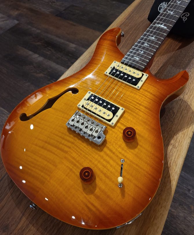 PRS SE Custom 22 Semi Hollow Vintage Sunburst 2019