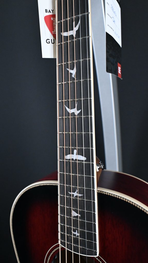 PRS SE P20E Tonare Parlor Acoustic FIre Red Burst #422