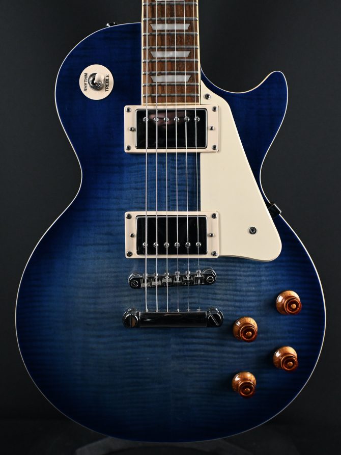 Epiphone Les Paul Standard Plus Top Trans Blue Electric Guitar 2007