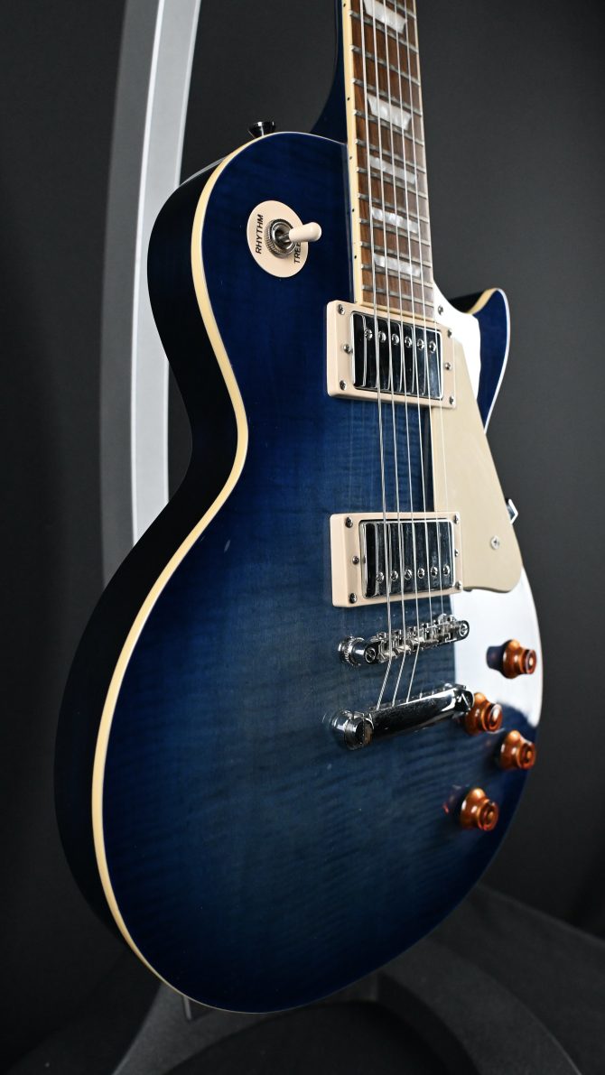 Epiphone Les Paul Standard Plus Top Trans Blue Electric Guitar 2007