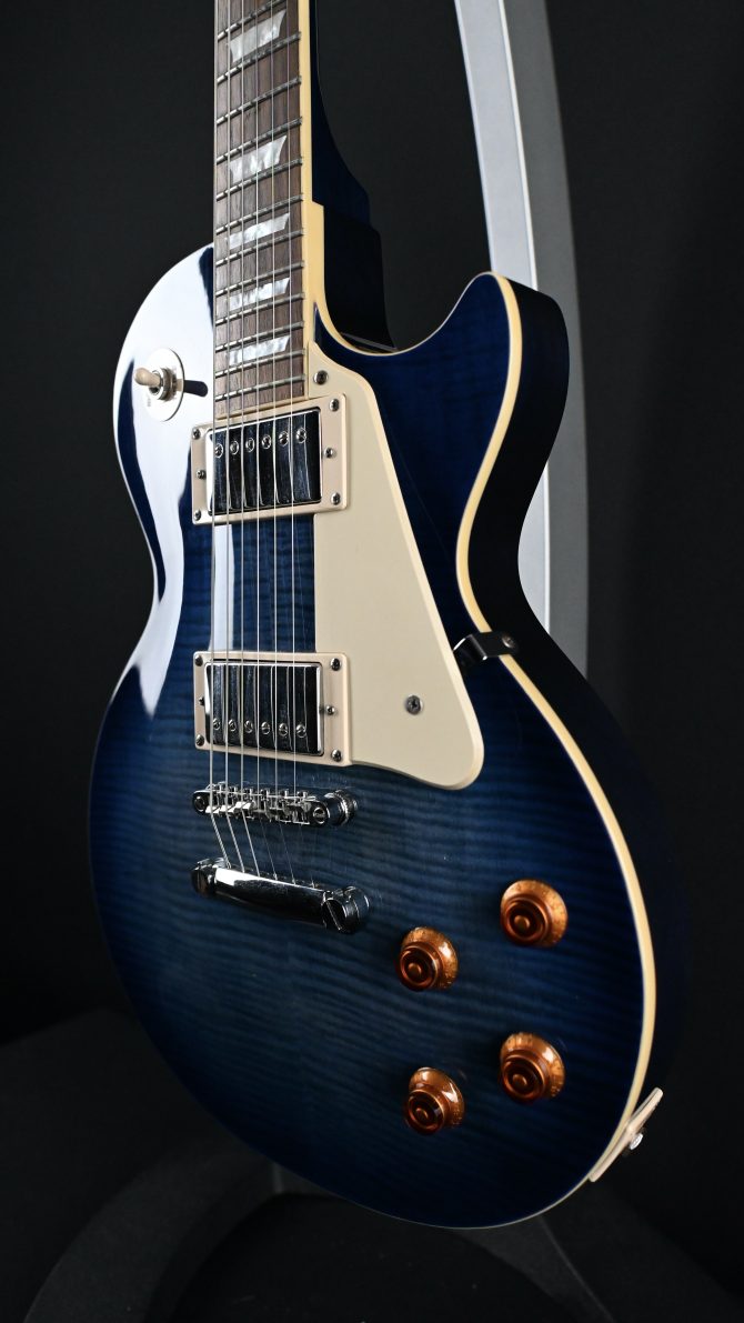 Epiphone Les Paul Standard Plus Top Trans Blue Electric Guitar 2007