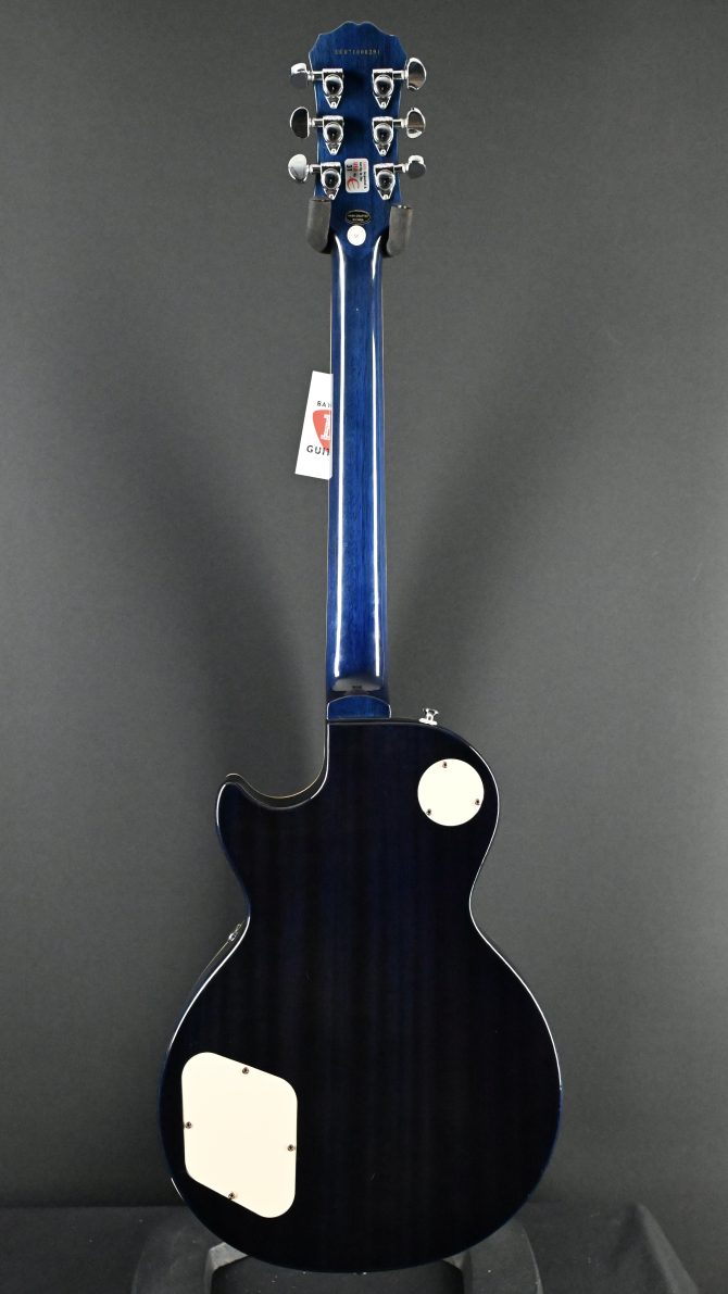 Epiphone Les Paul Standard Plus Top Trans Blue Electric Guitar 2007