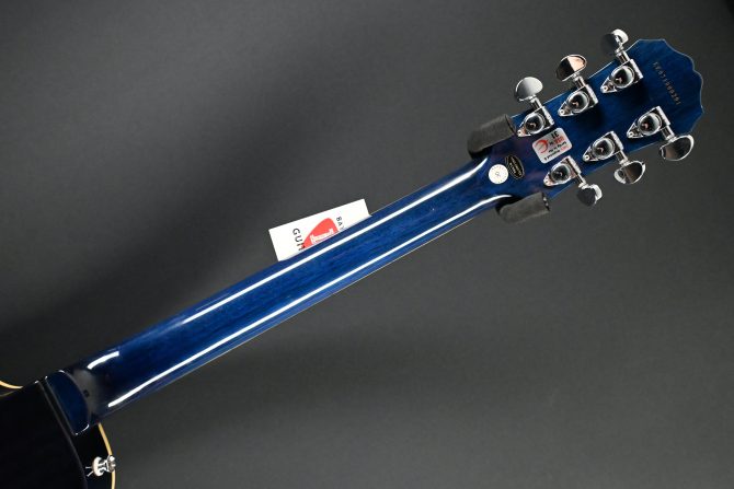 Epiphone Les Paul Standard Plus Top Trans Blue Electric Guitar 2007