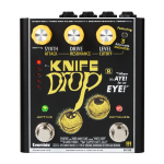 Eventide Knife Drop Suboctave Fuzz Synth Pedal