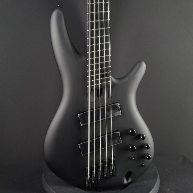 Ibanez Iron Label SRMS625EX-BKF Black Flat 5-String Bass #835