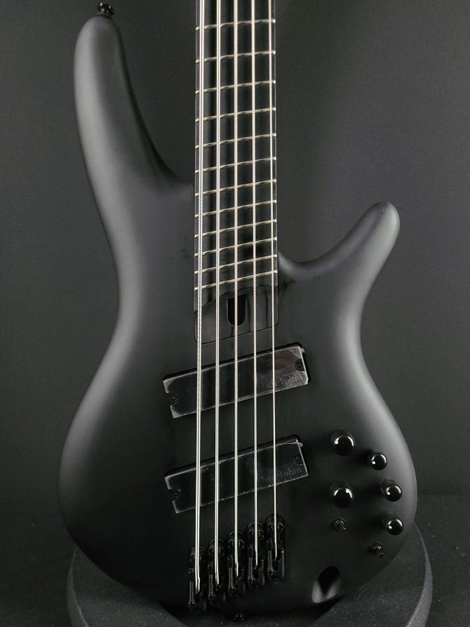Ibanez Iron Label SRMS625EX-BKF Black Flat 5-String Bass #835