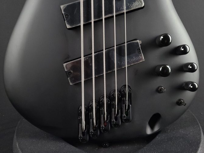 Ibanez Iron Label SRMS625EX-BKF Black Flat 5-String Bass #835