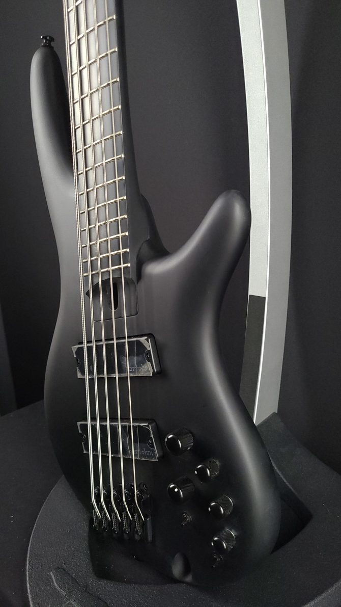 Ibanez Iron Label SRMS625EX-BKF Black Flat 5-String Bass #835