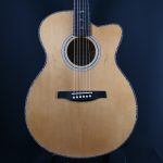 PRS SE A50E Angelus Natural with Black Gold Burst #255