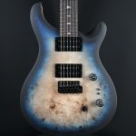 PRS SE Custom 24-08 Poplar Burl Limited Edition Lake Blue Midnight Burst #143