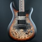 PRS SE Custom 24-08 Poplar Burl Limited Edition Charcoal Cherry Midnight Burst #553