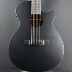 Ibanez AEG721BOT 7-String Black out 7-String Acoustic Guitar #590