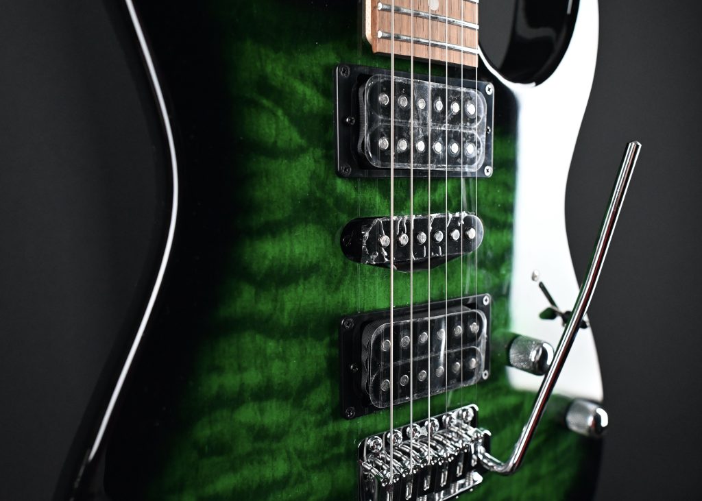 Ibanez Gio Series GRX70QA-TEB Transparent Emerald Burst #621