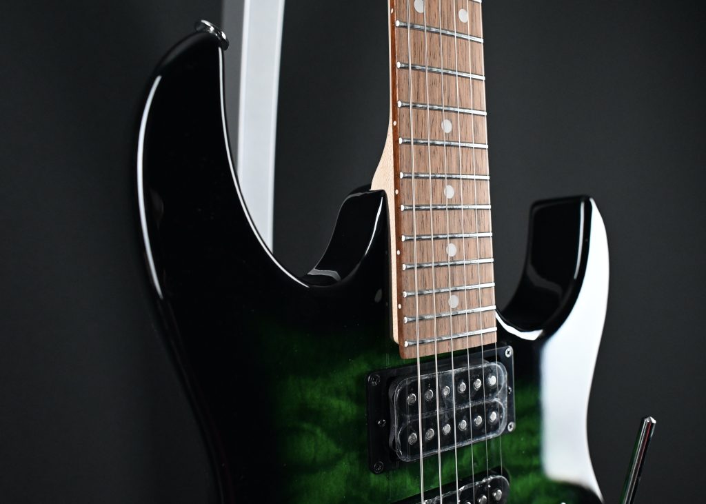Ibanez Gio Series GRX70QA-TEB Transparent Emerald Burst #621