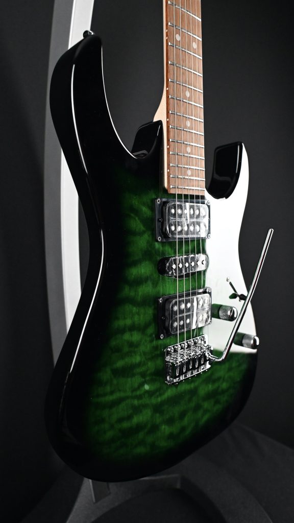 Ibanez Gio Series GRX70QA-TEB Transparent Emerald Burst #621