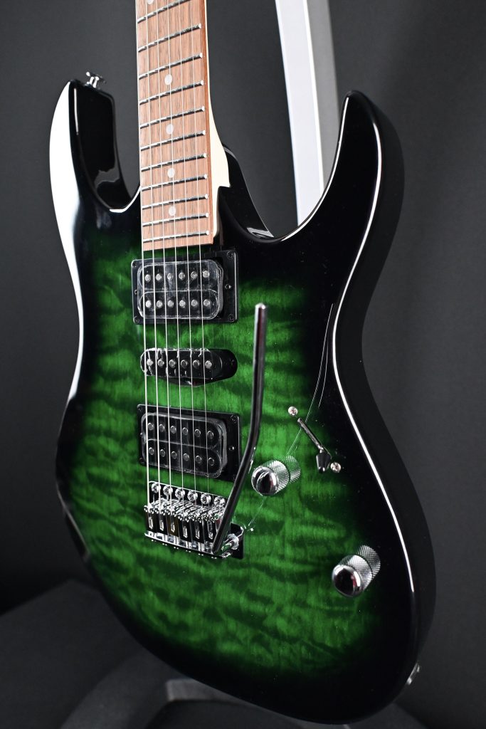 Ibanez Gio Series GRX70QA-TEB Transparent Emerald Burst #621