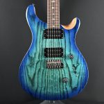 PRS SE “Exotic”  Custom 24 Swamp Ash Burl Lake Blue #343
