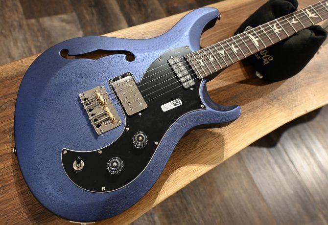 PRS S2 Vela Semi Hollow Satin Metallic Midnight #511