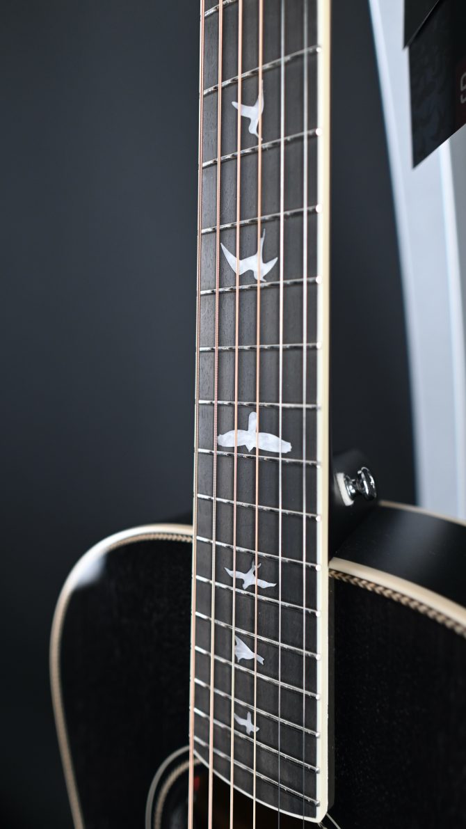 PRS SE P20E Tonare Parlor Acoustic Black Dog Hair #750